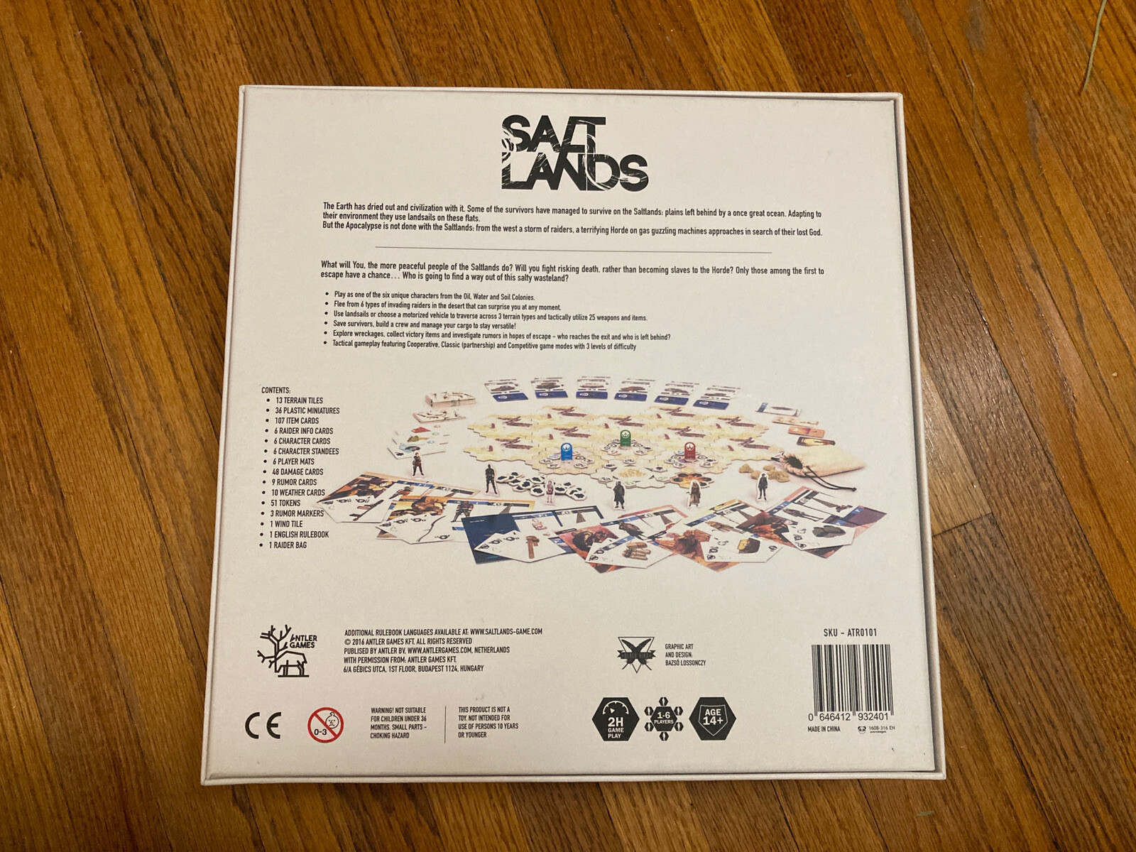 Salt Lands Board Game Great Condition