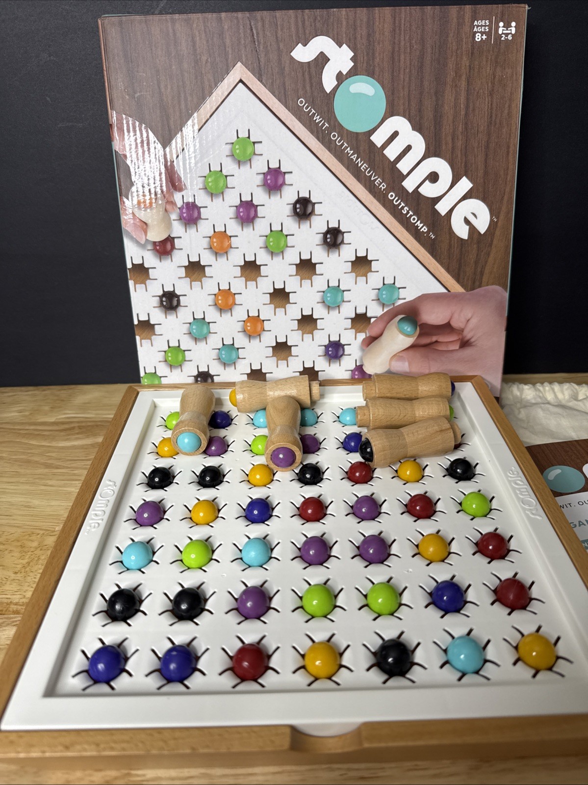 Stomple Board Game- Marbles Brain Workshop – 100% Complete French & Eng Rules