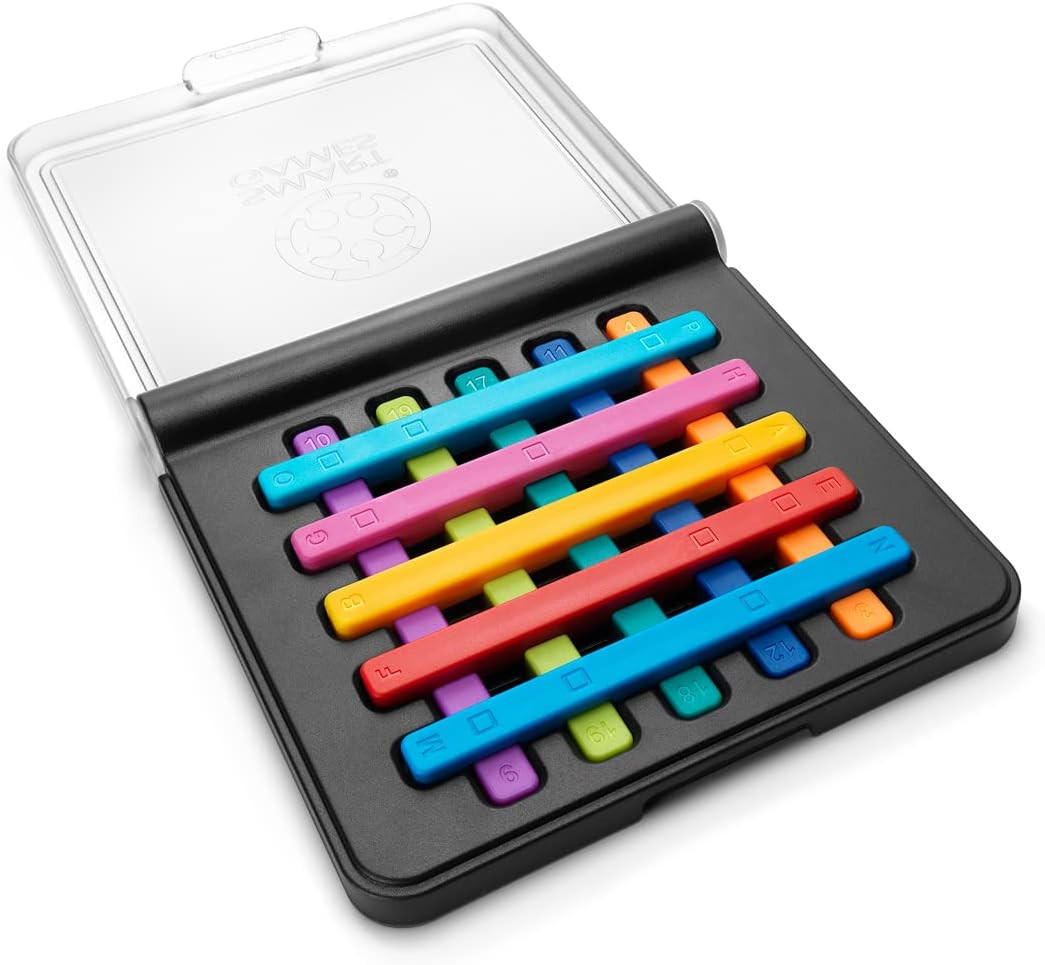IQ Stixx Stacking Travel Game with 120 Challenges for Ages 7 – Adult