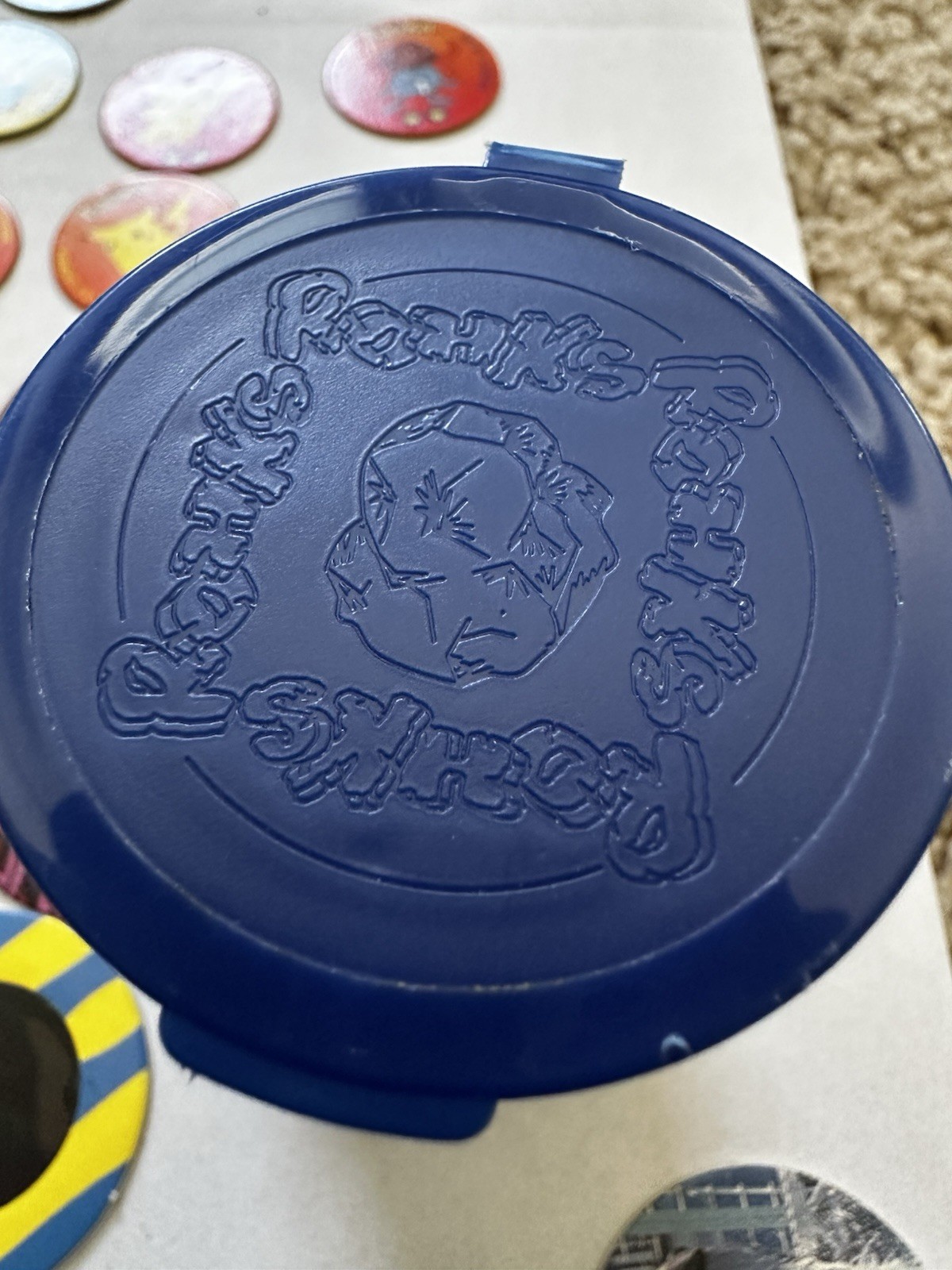Vintage POG Pogs and Slammers HUGE LOT Plastic Slammers with Various POG Caps