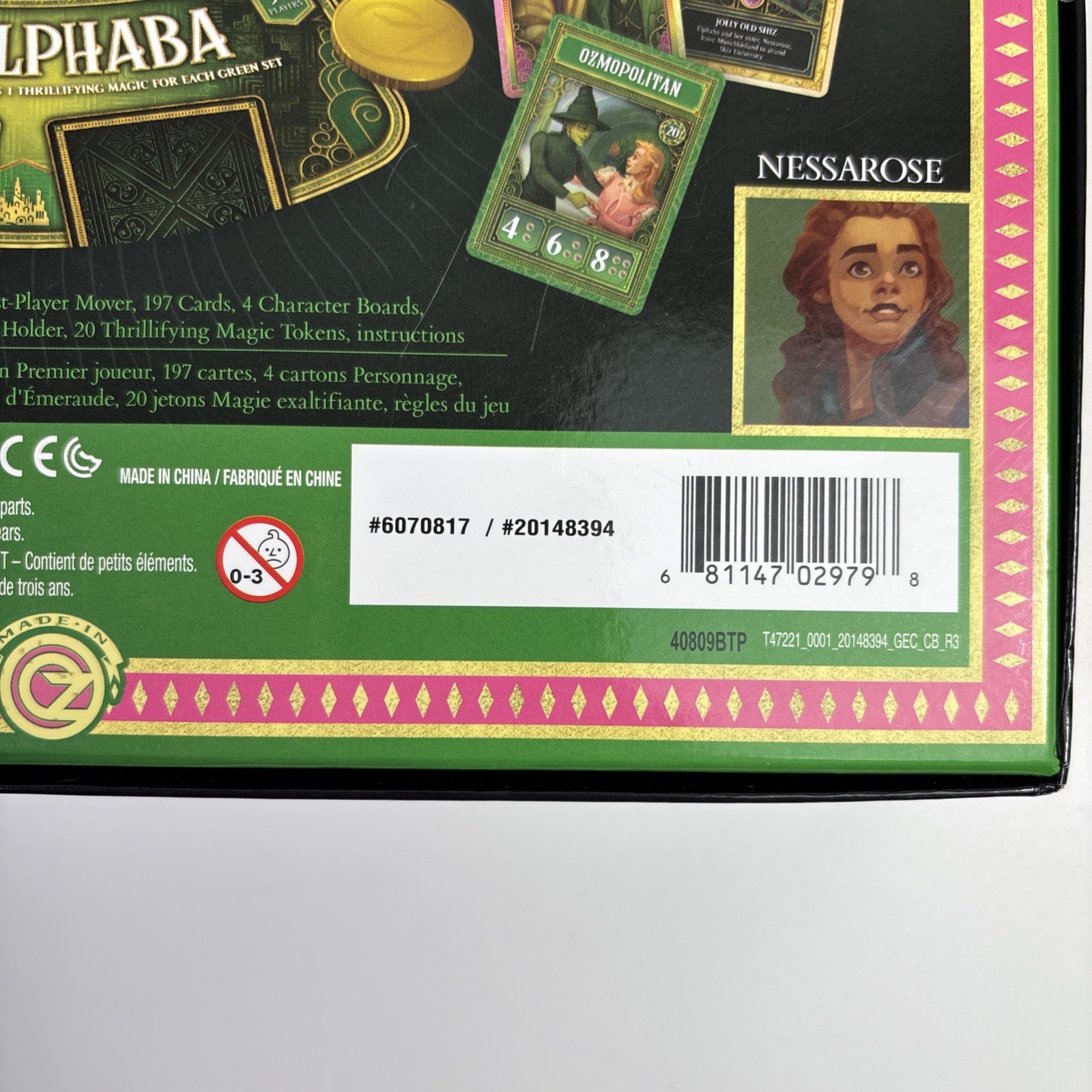 “Wicked The Game” with 3D Emerald City for Ages 10+ / 2-4 Players – BRAND NEW