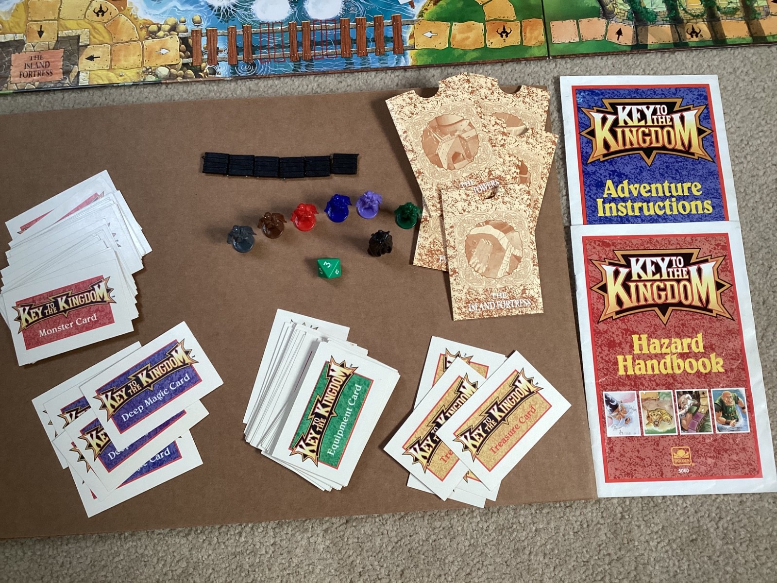 Key to the Kingdom Board Game COMPLETE! Golden 1992