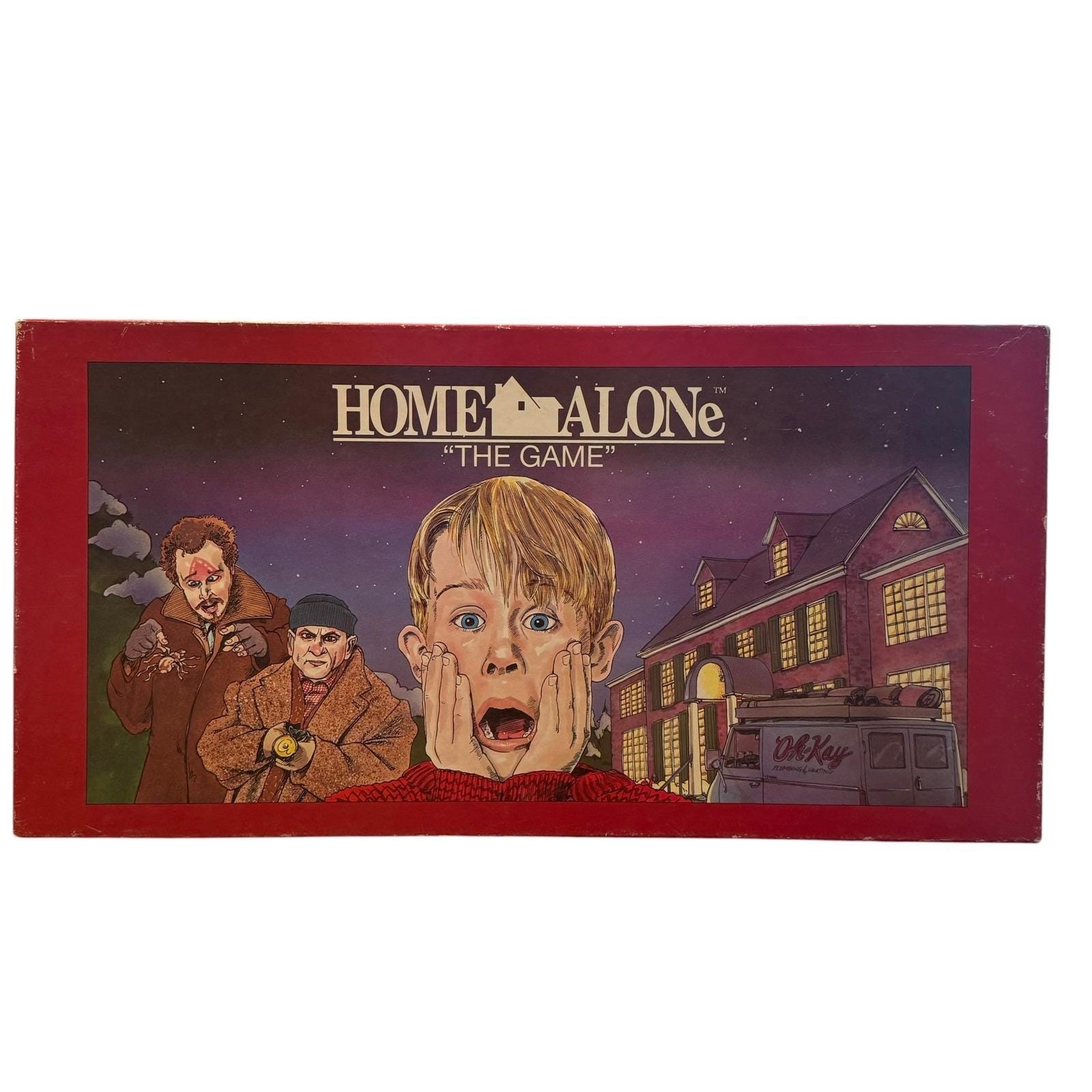 T-HQ Home Alone The Game Board Game Vintage 1991 Movie Strategy Incomplete