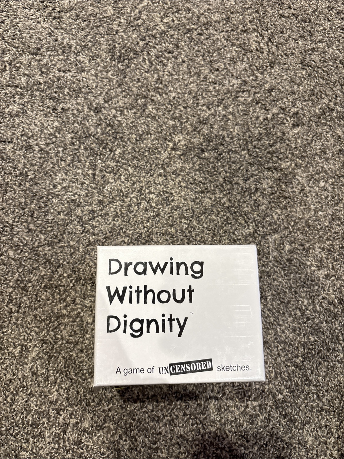 Drawing Without Dignity : A Game of Uncensored Sketches Adult Pictionary NEW