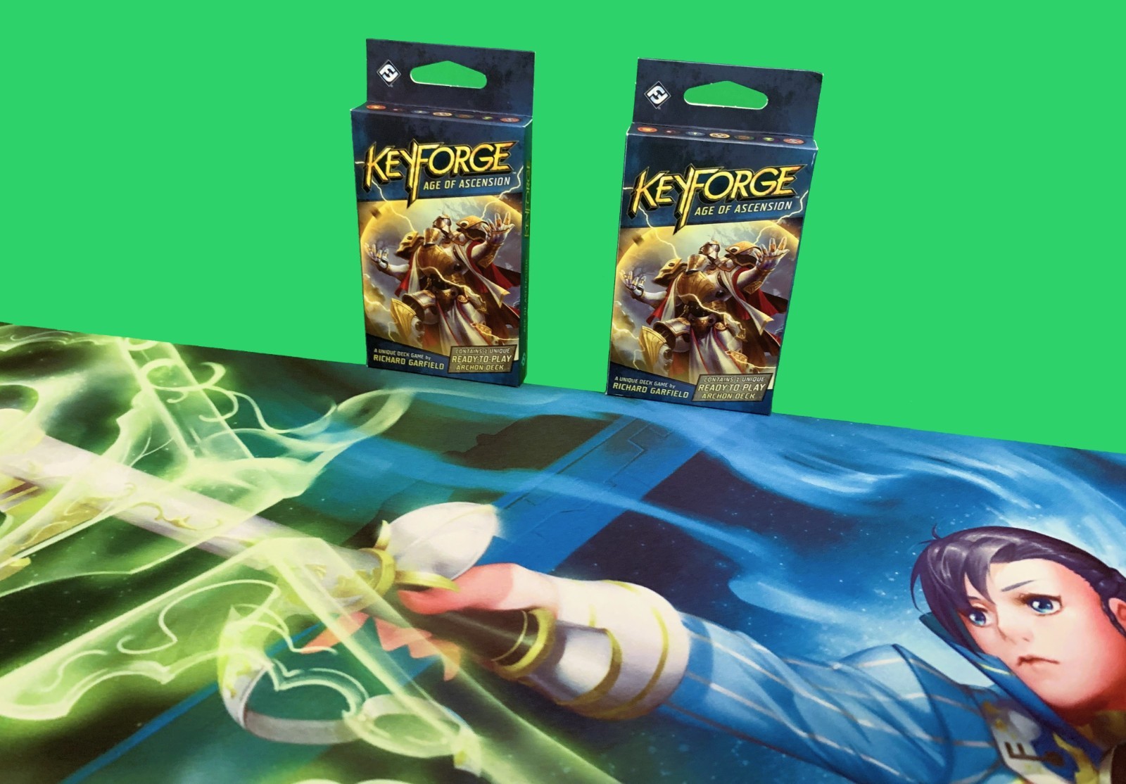 KeyForge: Age of Ascension Archon Decks & Astral Gatekeeper Playmats | 2 Player