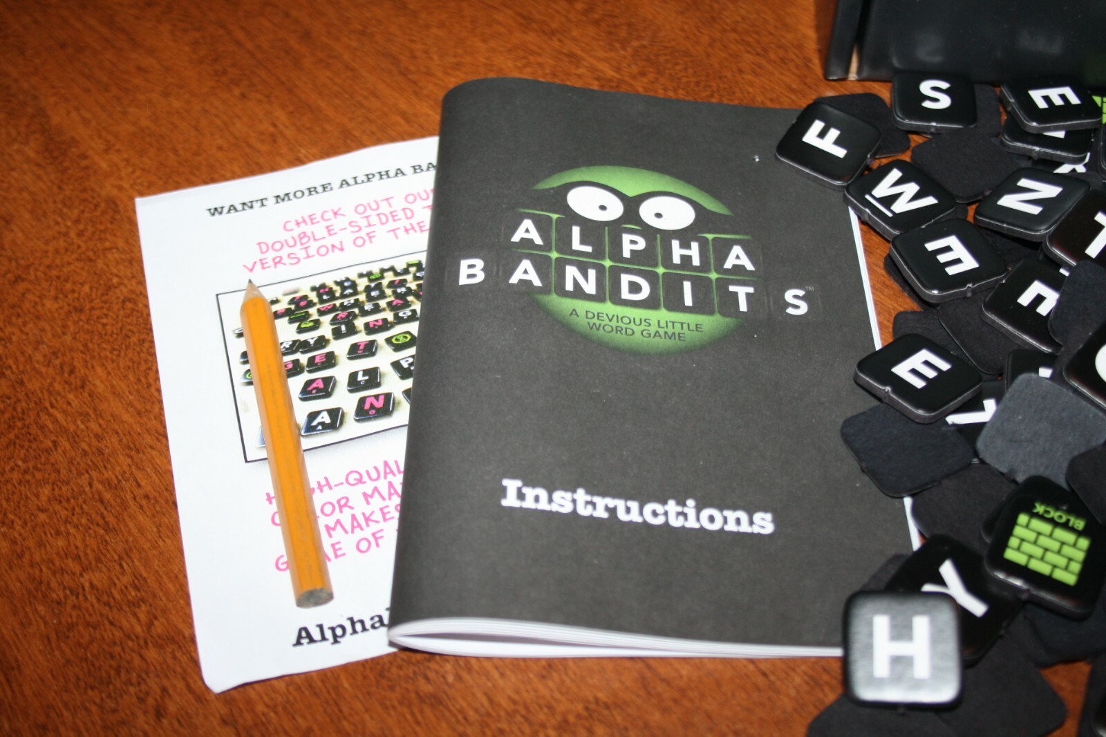 Alpha Bandits – A Devious Little Word Game – Wanted! – Wiggity Bang! 2014
