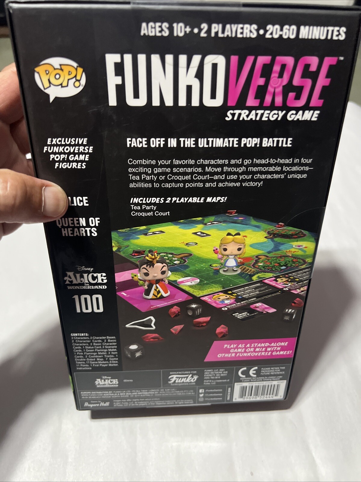 Funkoverse Alice In Wonderland Disney Strategy Game CHASE FUNKO POP 2021 sealed