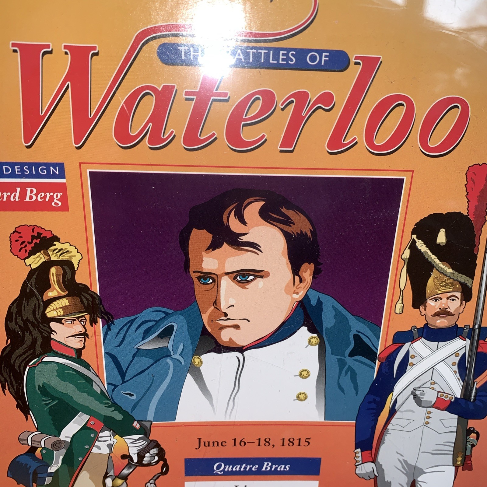 GMT 1994 – The Battles of WATERLOO game – June 16-18 1815 Napoleon UNPUNCHED