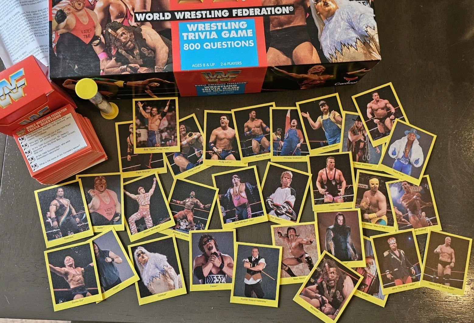 WWF World Wrestling Federation Trivia Game 1997 Complete Set