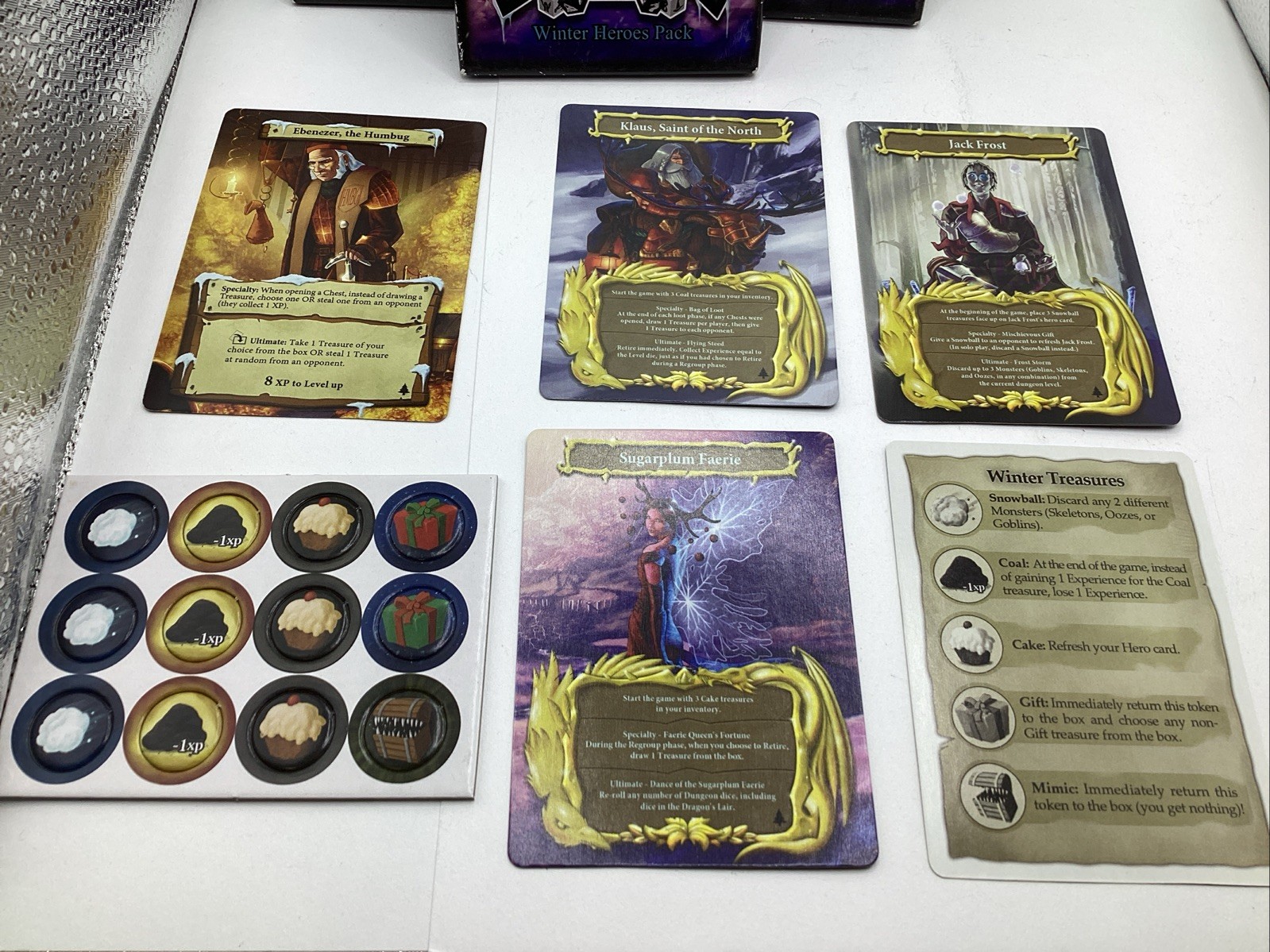 3 Dungeon Roll – Winter Heroes Pack Box
