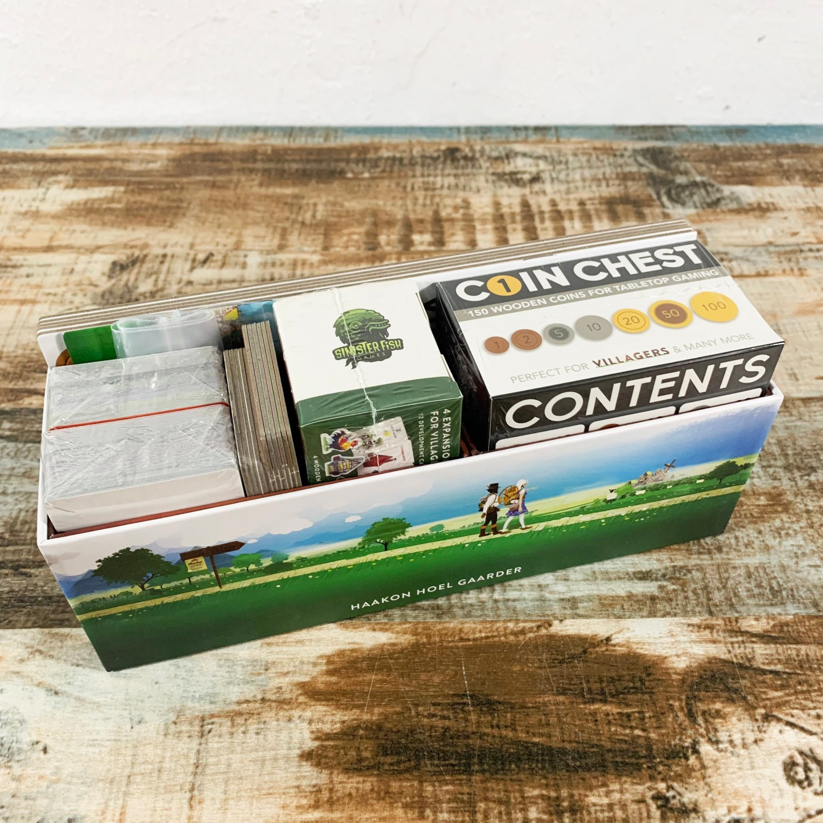 [NEW Open Box] VILLAGERS Card Board Game – 1-5 Players – Sinister Fish Games