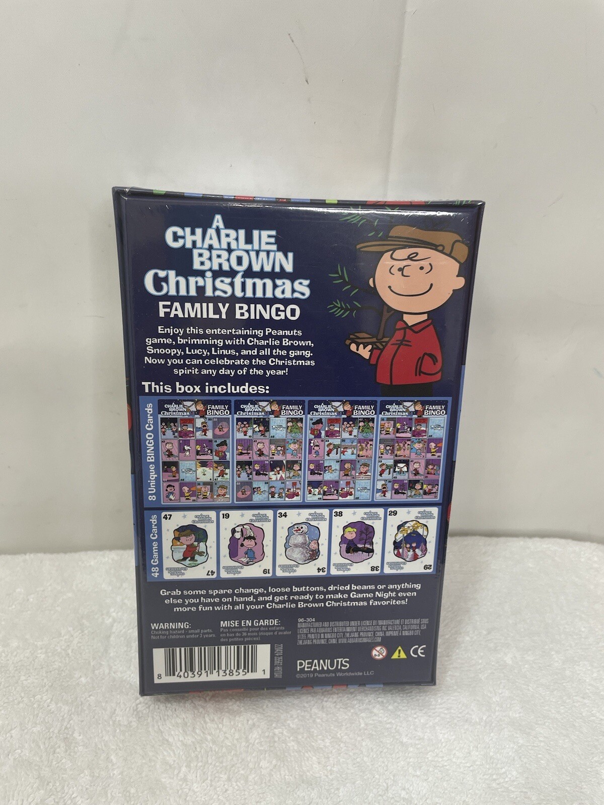Charlie Brown Christmas Family Bingo Peanuts 2-18 player 8+ Years Family Fun