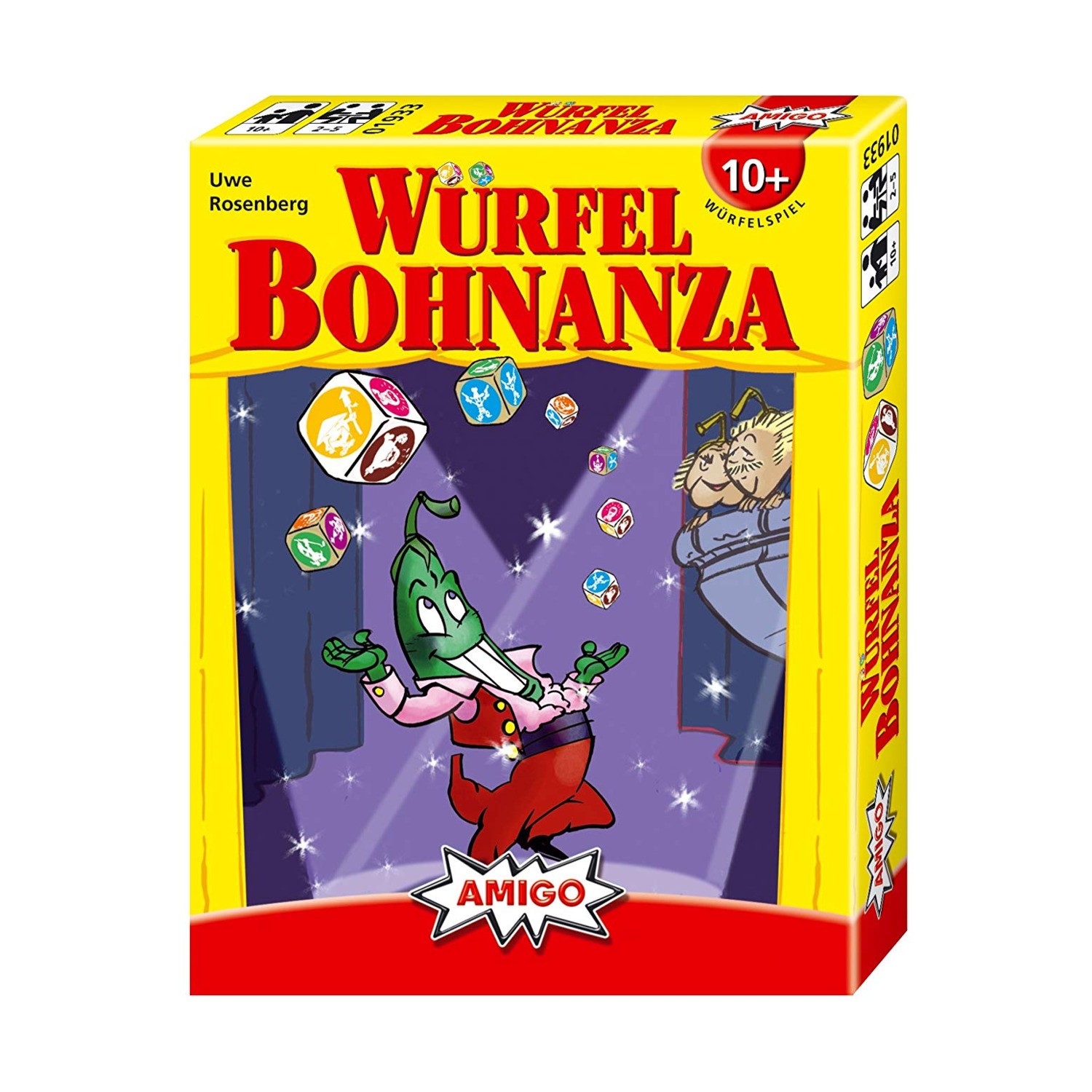 Amigo Boardgame Wurfel Bohnanza (German Ed) Box VG+/NM
