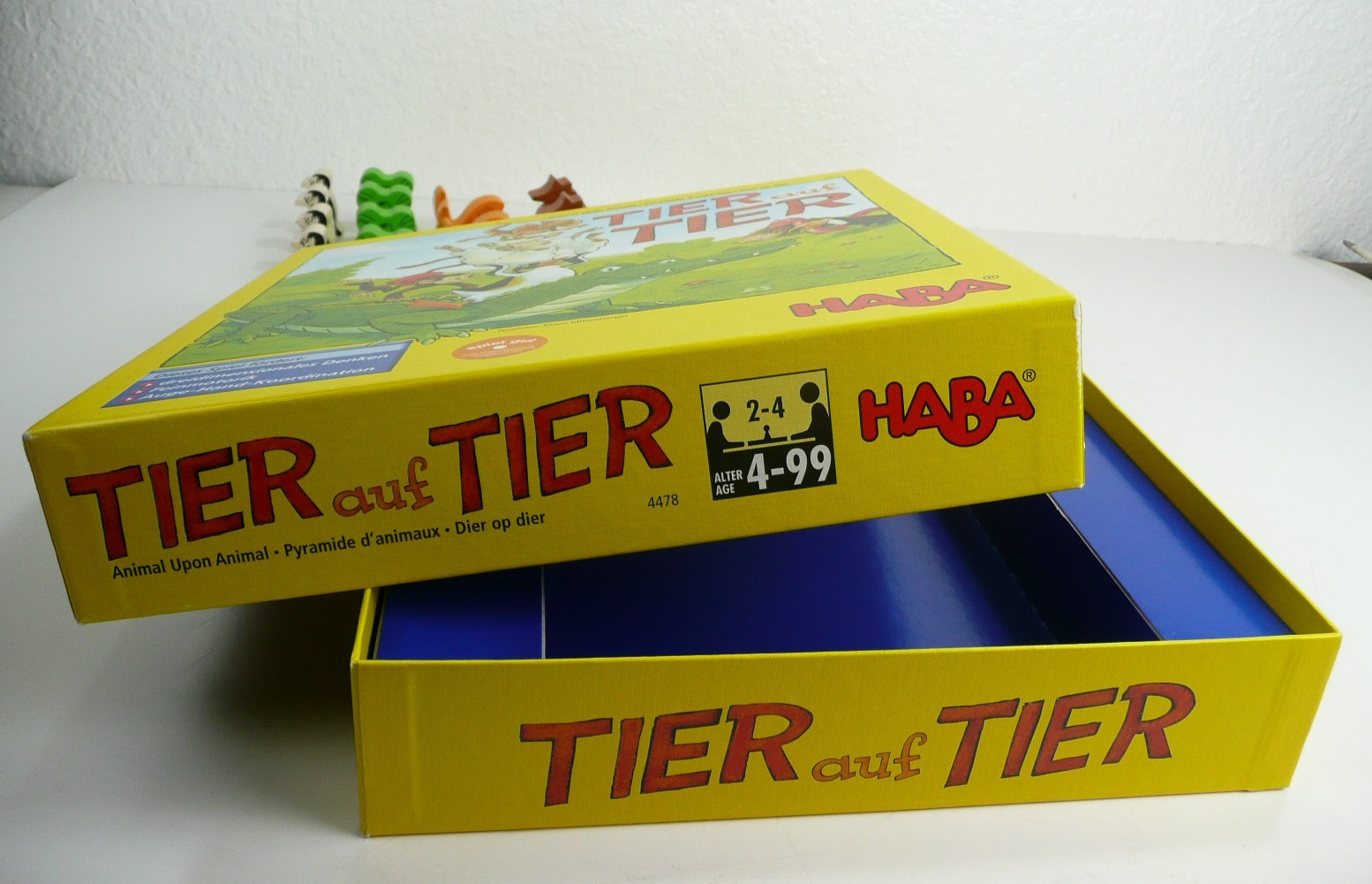 Tier auf Tier Animal Upon Animal Wood Balance Stacking Game Complete Toy Germany
