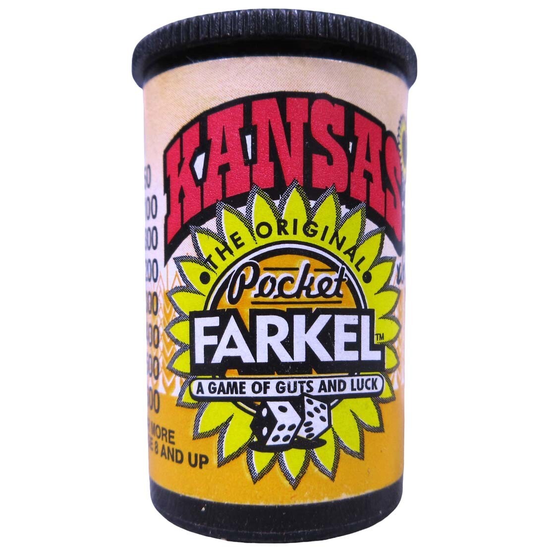 Kansas Sunflower State Pocket Farkel Game 1998 Legendary Games Inc Travel Size