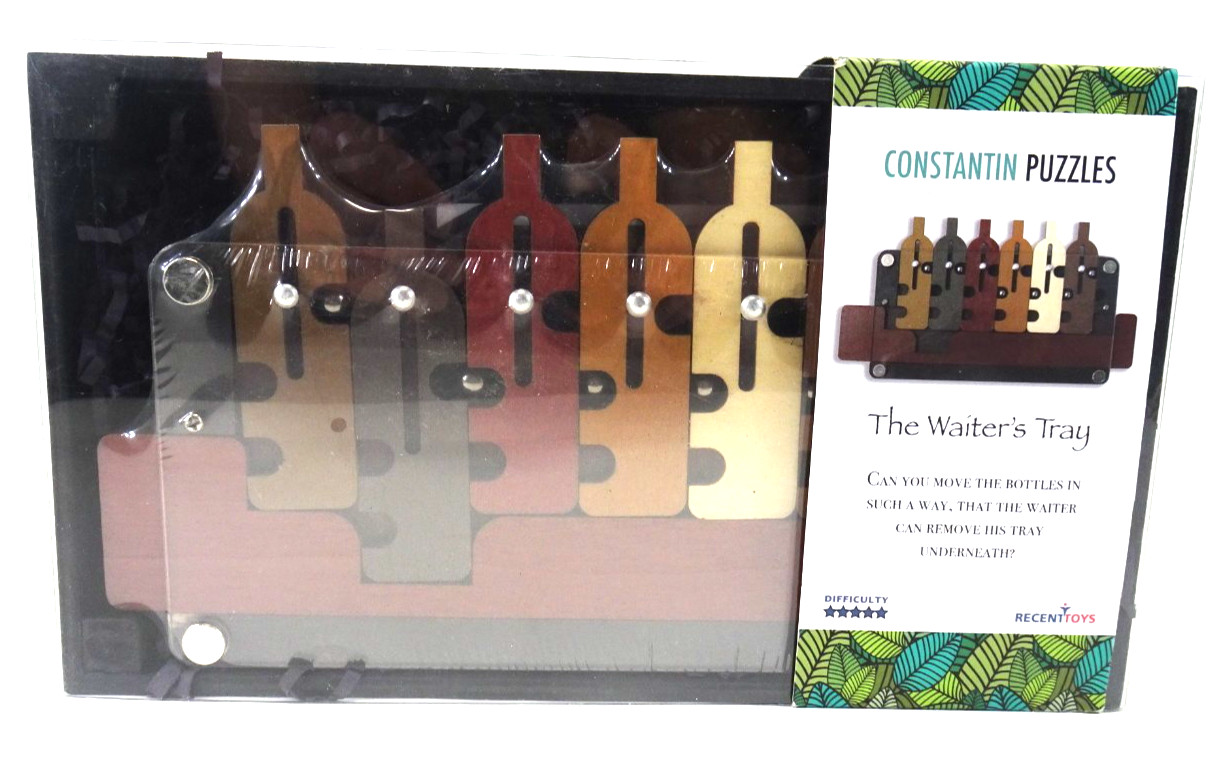 The Waiter’s Tray Jean Claude Constantin Maze Puzzle 2018 FACTORY SEALED PUZZLE