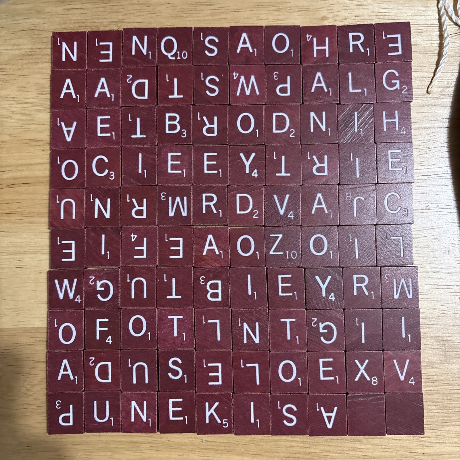 Milton Bradley 1989 #4034 Scrabble DLX Ed Board Game Complete Turntable EUC!