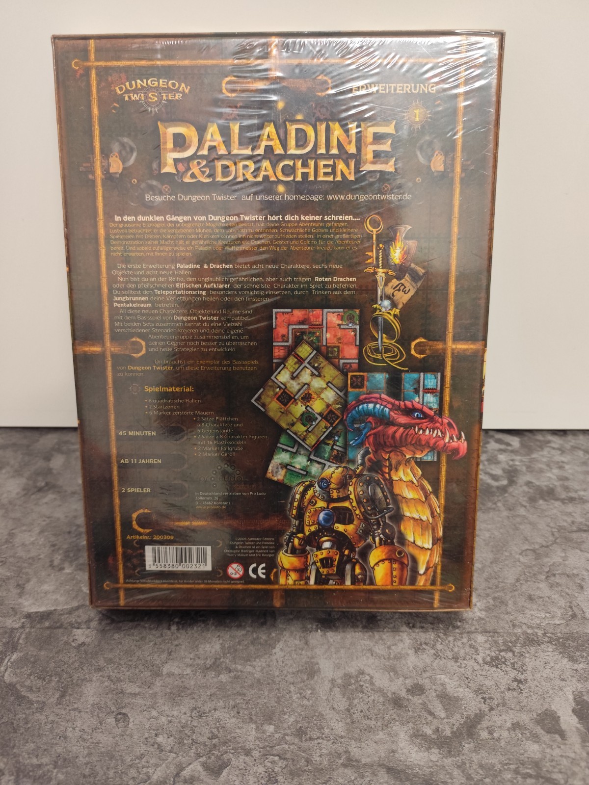 Dungeon Twister Paladins & Dragons Expansion 1 – Ludically Publisher
