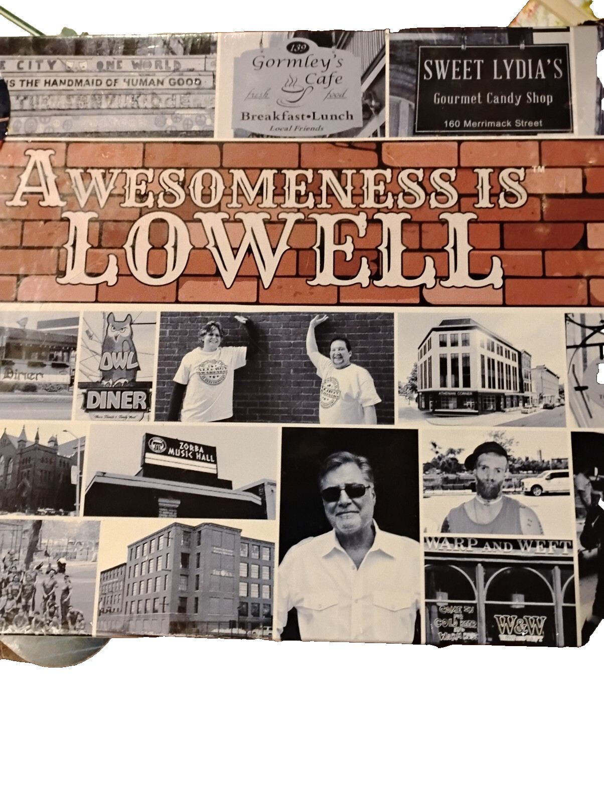 Awesomeness is Lowell Massachusetts Commemorative Board Game NEW 2018 Sealed