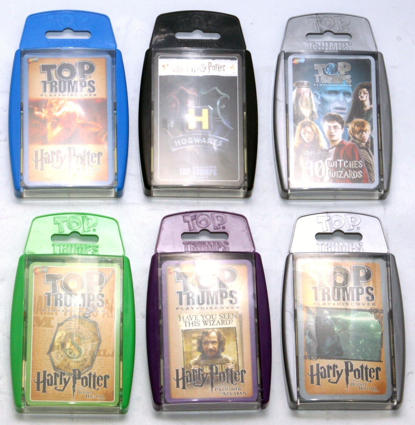 Lot 6 Harry Potter Top Trumps Sets Hogwarts Half-Blood Prince Witches & Wizards!