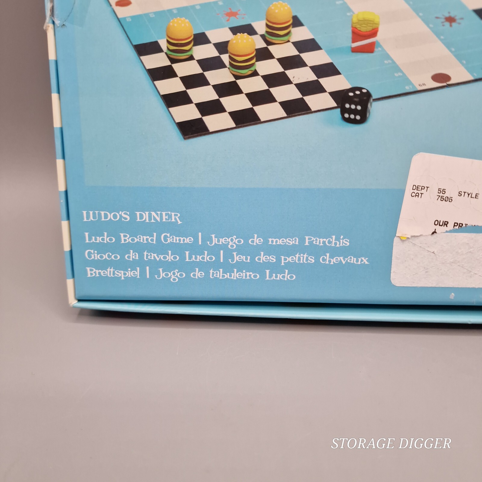 Ludo’s Diner Board Game Tabletop For Family & Friend Game Nights, 2-4 Players