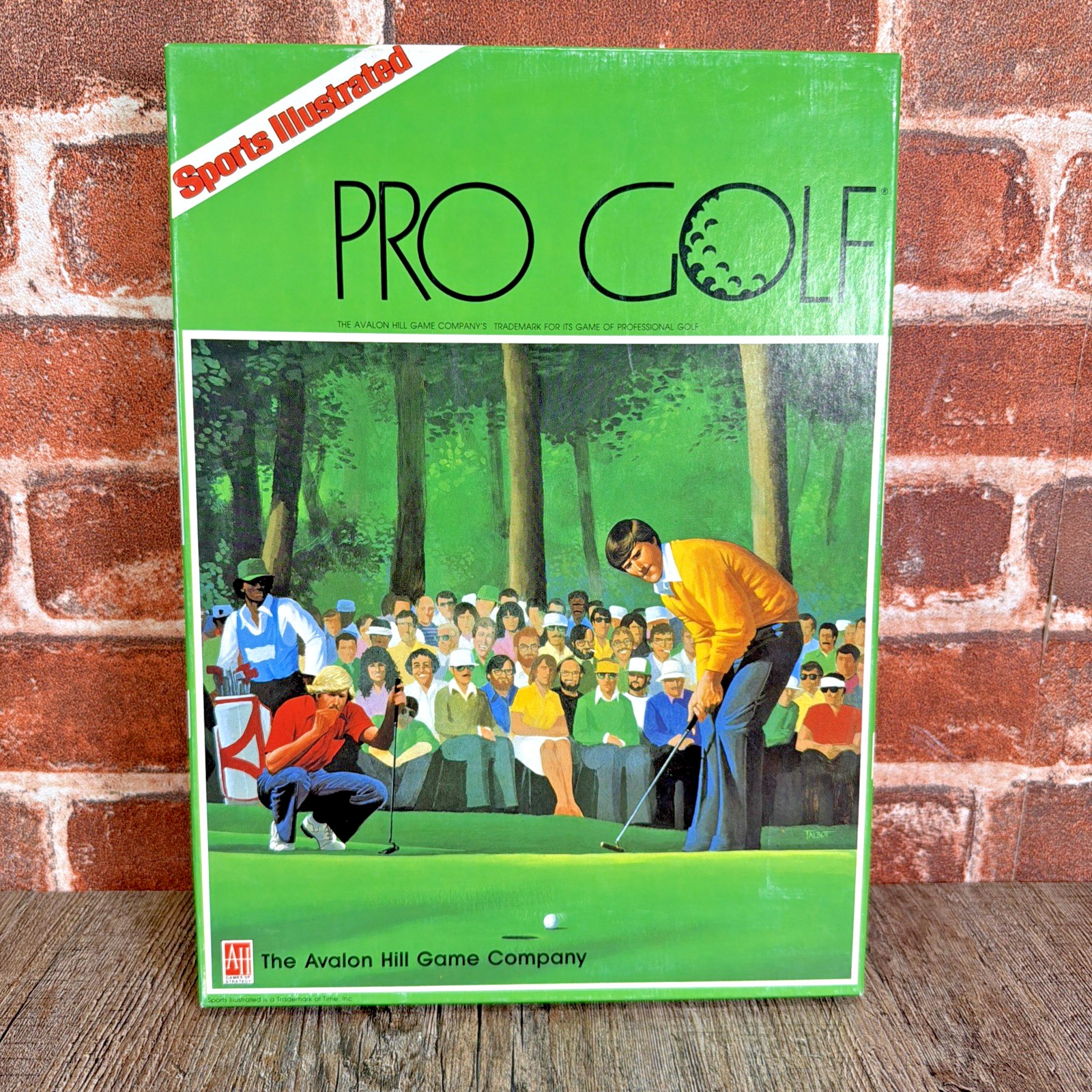 Pro Golf Sports Illustrated Avalon Hill Game 1984 Pebble Beach COMPLETE