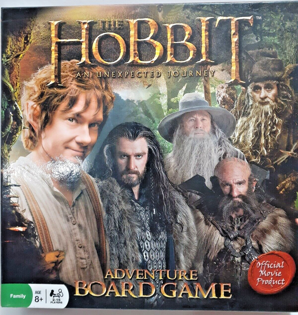THE HOBBIT An Unexpected Journey Adventure Board Game~ Official Movie Product