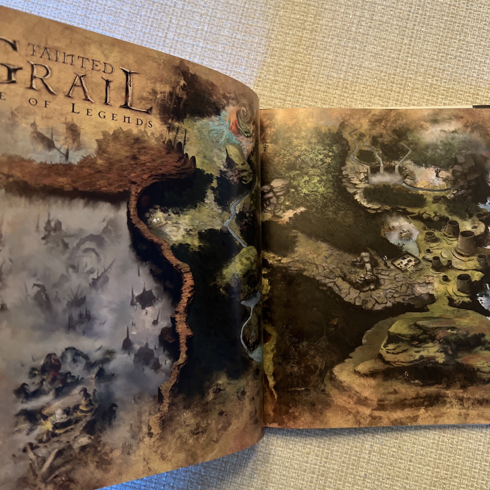 Tainted Grail Album for Awaken Realms Board Game – artbook – Great condition!