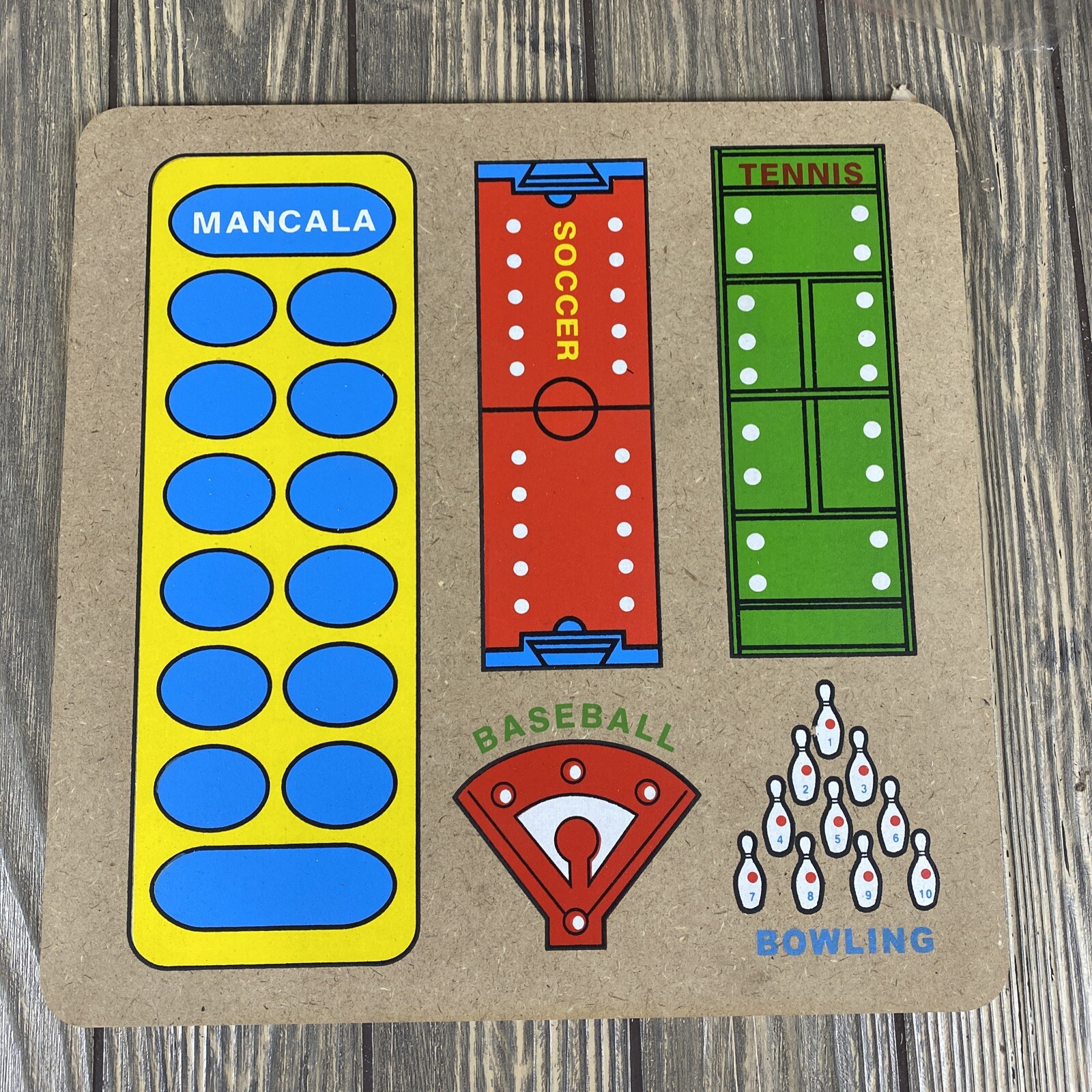 Soma 2004 16 In 1 Super Board Games Replacement Piece Mancala Tennis Board