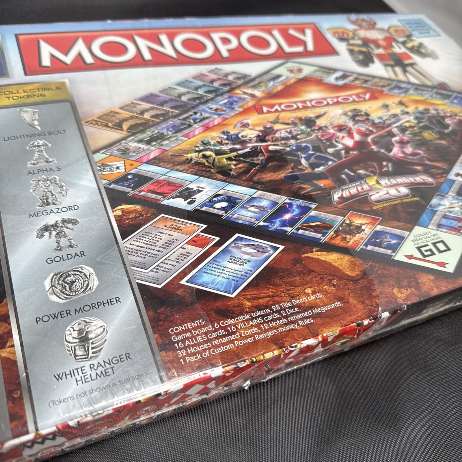 Power Rangers Monopoly 20th Anniversary Edition New In Box