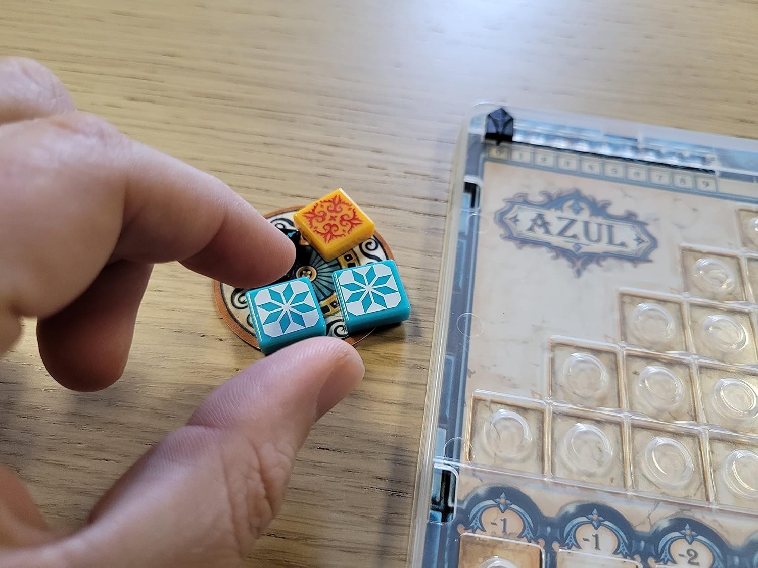 Charming Mini Board Game – Tile Placement Strategy for Family Fun & Travel Play