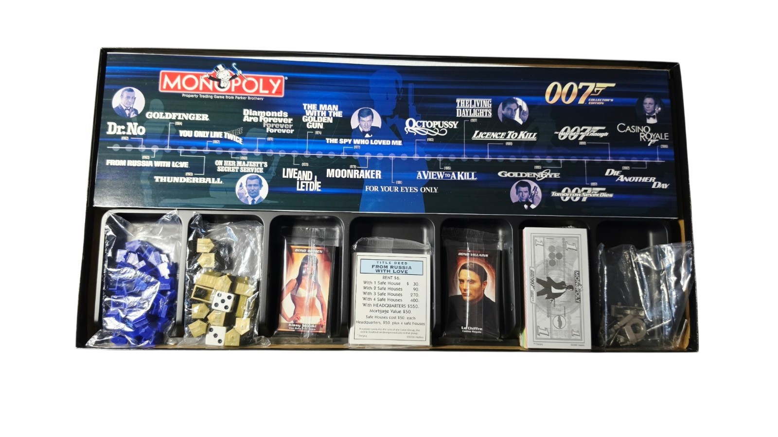 “Monopoly Ultimate James Bond Collector’s Edition” & 007 Collector’s Edition New