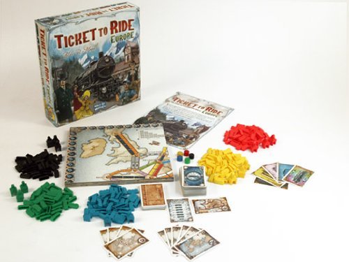Ticket To Ride Europe Board Game Days Of Wonder Alan Moon Featured on TableTop