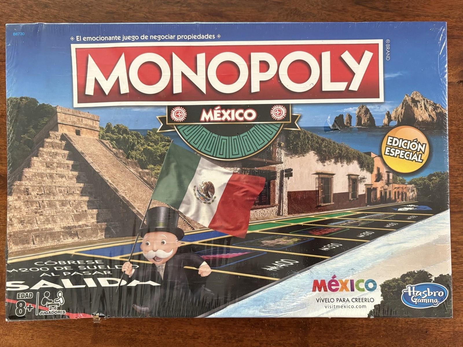 2015 Monopoly Mexico Edition in Spanish Hasbro Parker Brothers NEW Sealed In-Box