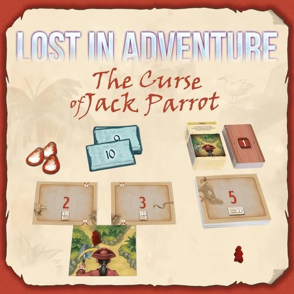 Lost in Adventure: The Curse of Jack Parrot by DV Games Ages 12+ 1-6 Players