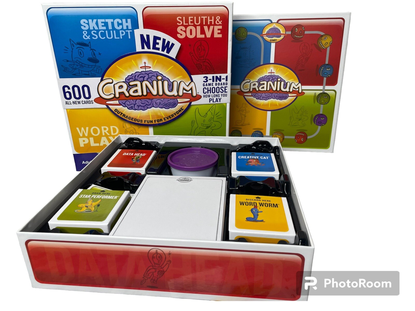 Cranium 3 In 1 Board Game By Hasboro 2009 Complete Adult 16+