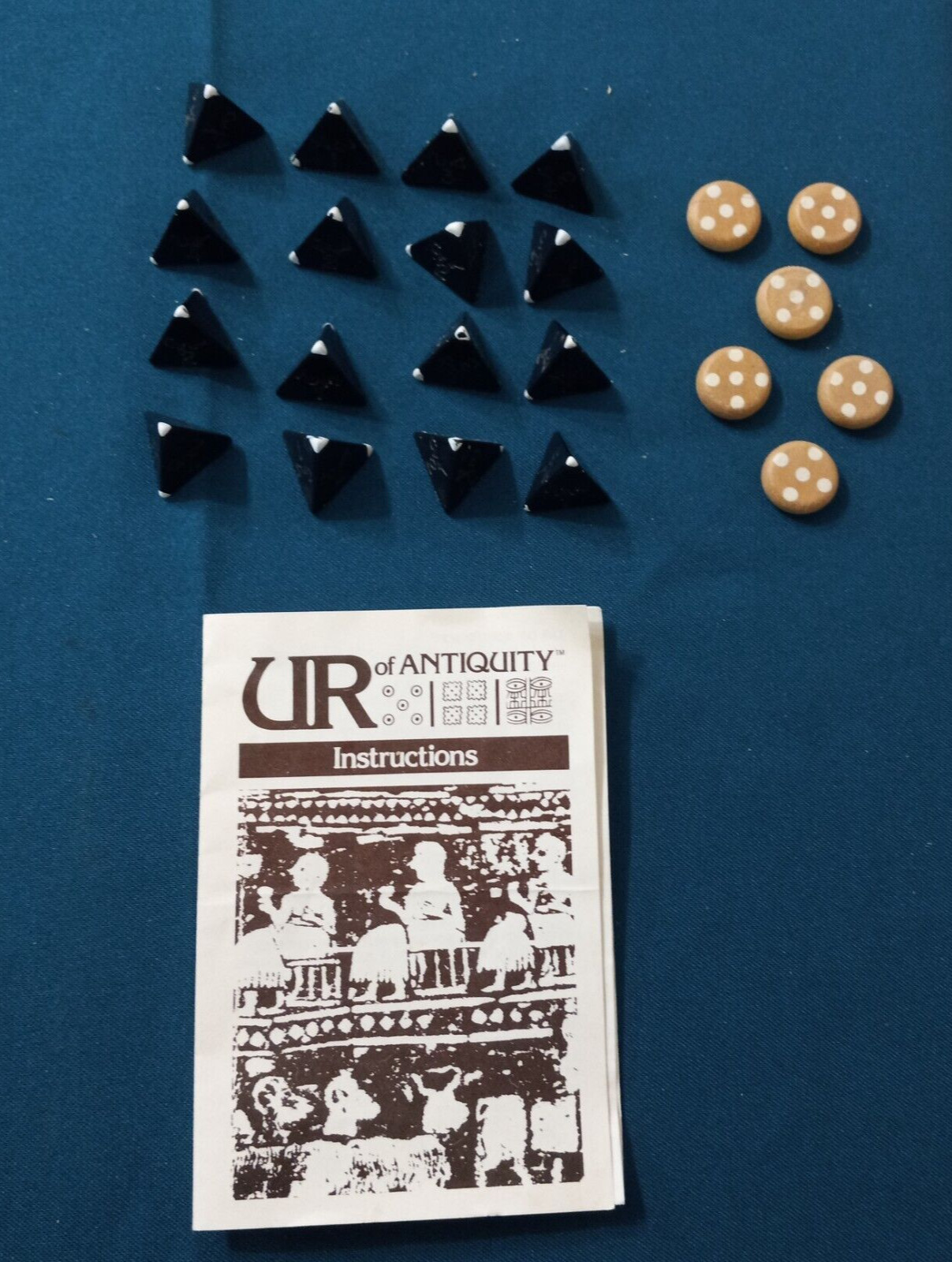WE Games The Game of UR or Antiquity, The Royal Game Wood & storage box 3760