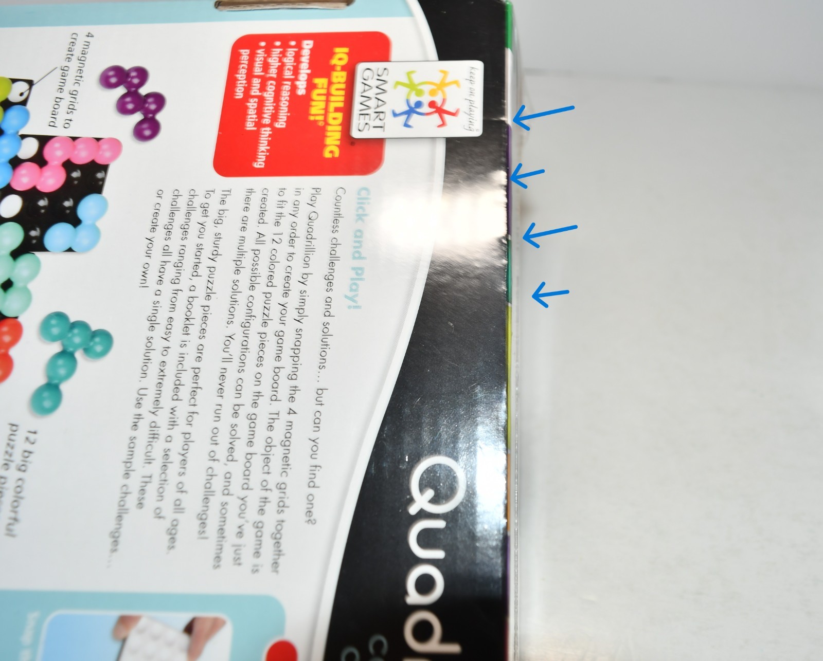 Smart Games Quadrillion Logic Solitaire Game ~ Read Desc ~ See Photos ~ New