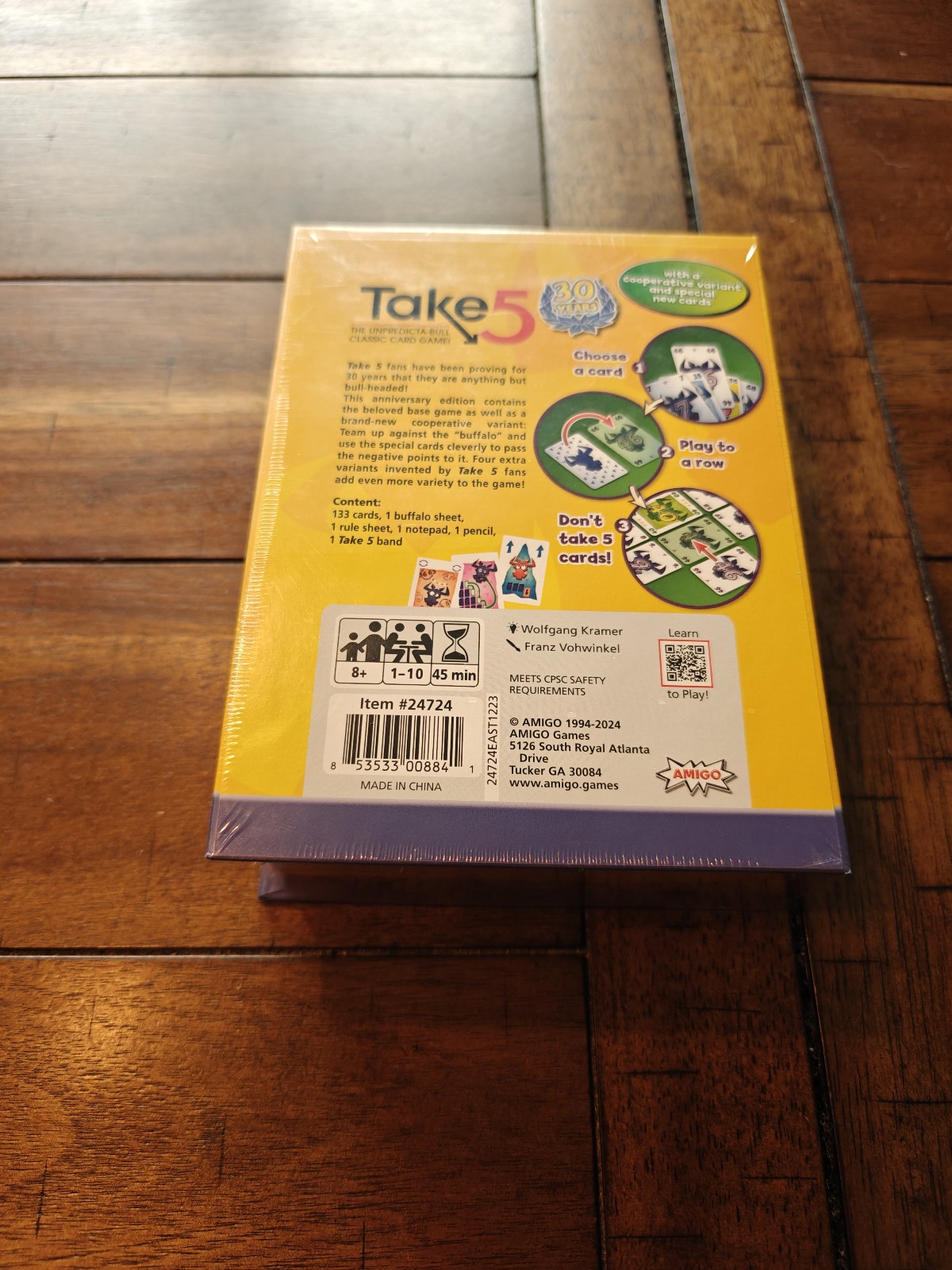 Take 5 (6 Nimmt!) 30 Years Jubilee Edition – Amigo (NIS with edge dinged)