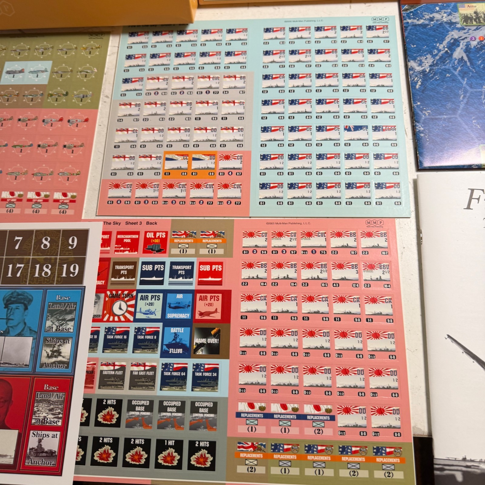 Fire in the Sky: The Great Pacific War 1941-1945 Multi-Man Publishing Board Game