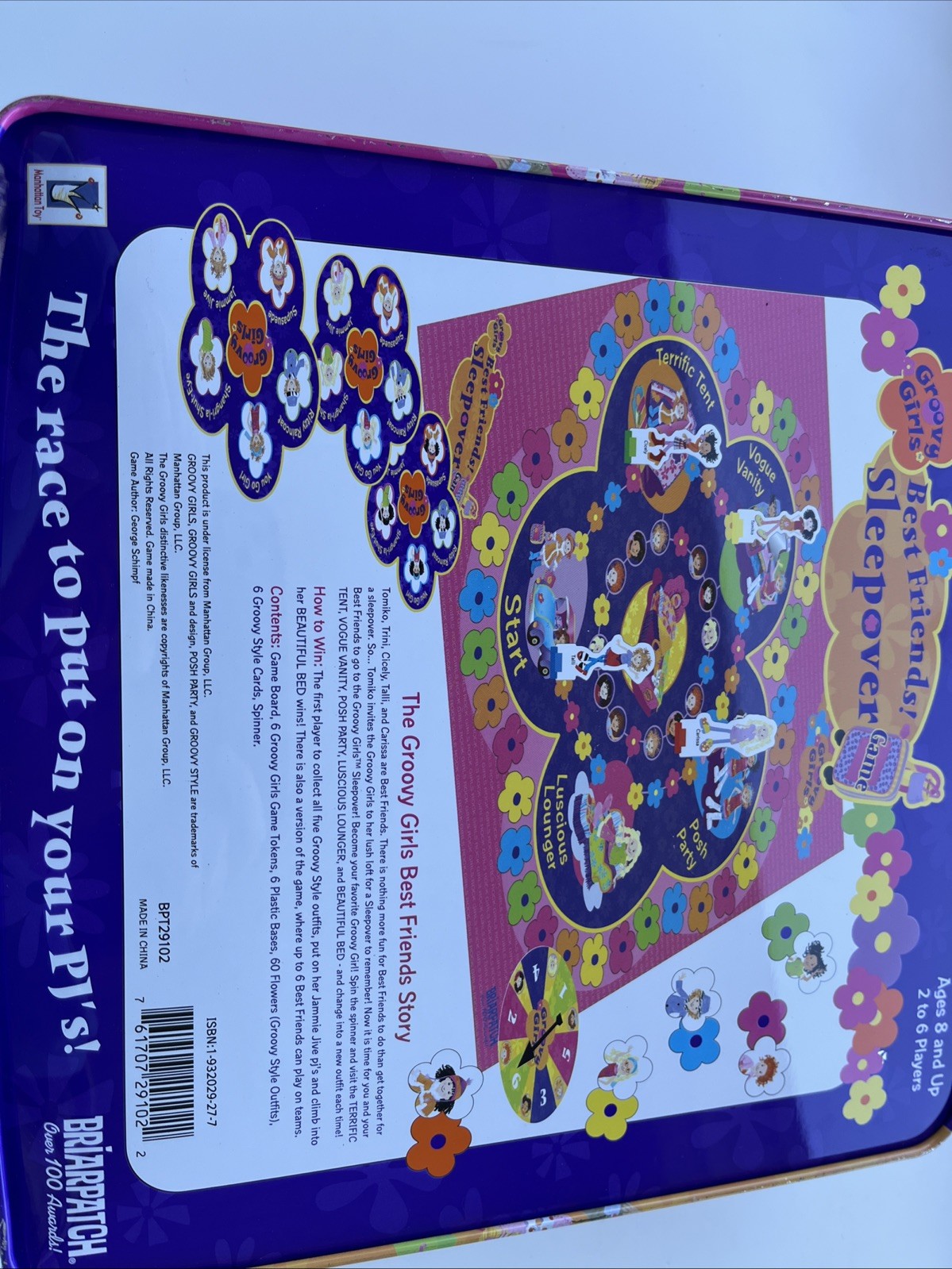 BriarPatch Groovy Girls Best Friends Sleepover Game In Decorative Tin, Complete!