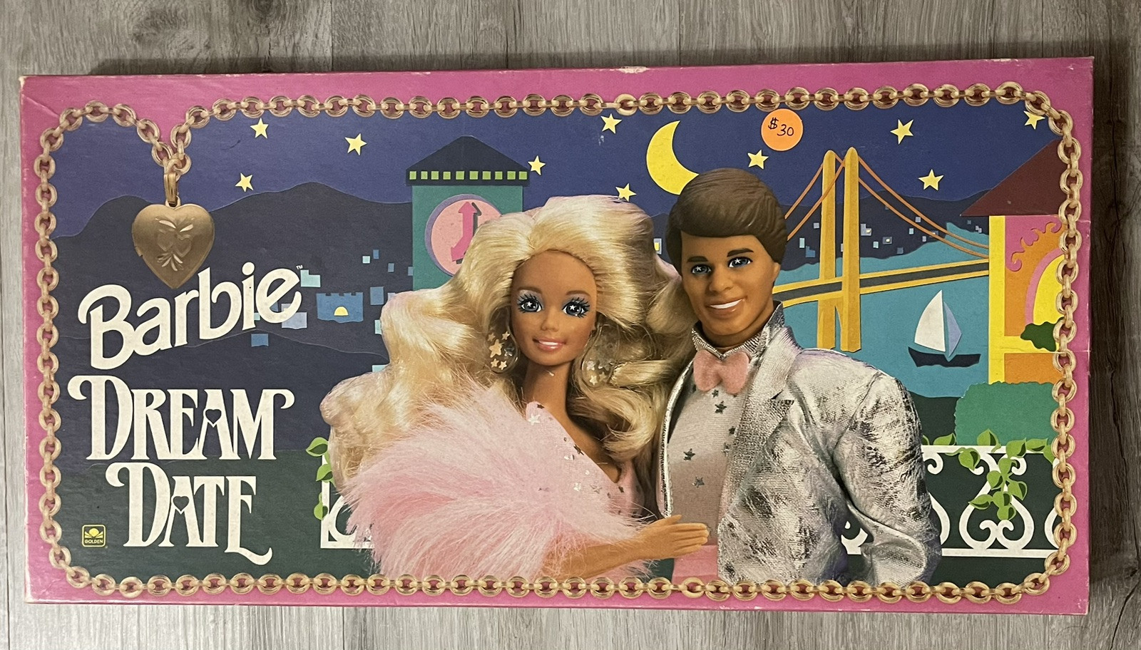 BARBIE DREAM DATE 1992 Golden/Mattel Board Game