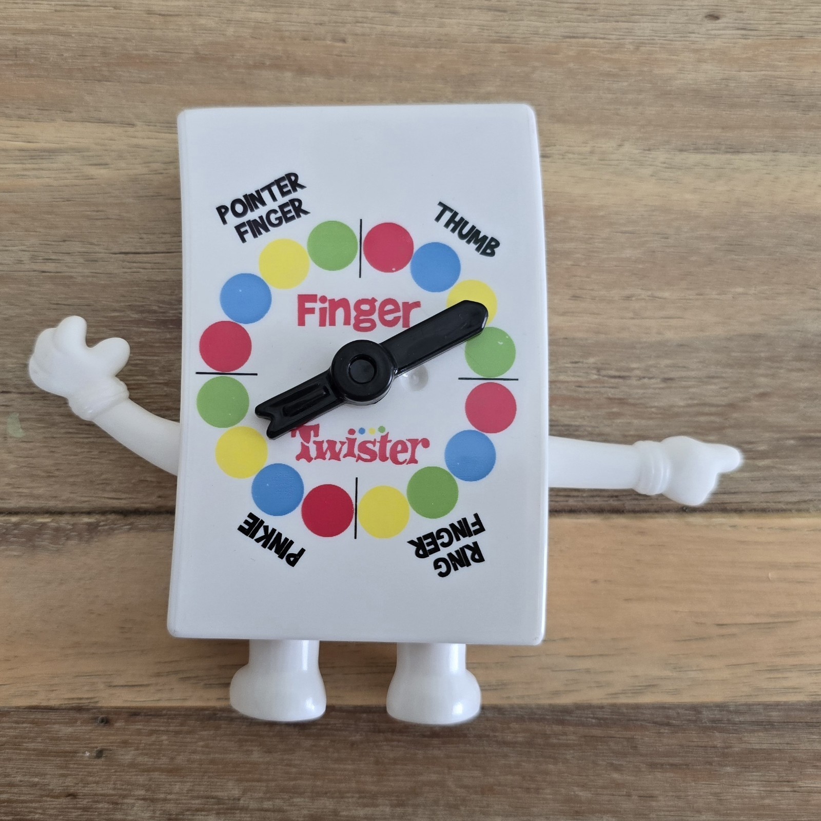 Twister Finger Travel Board Game with Spinner, Color Theme, 1-2 Players