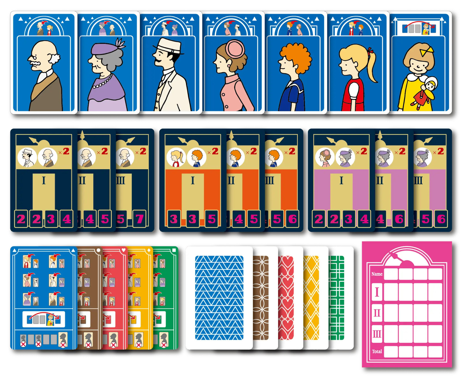 In Front Of The Elevators Card Game Saashi & Saashi Family Fast