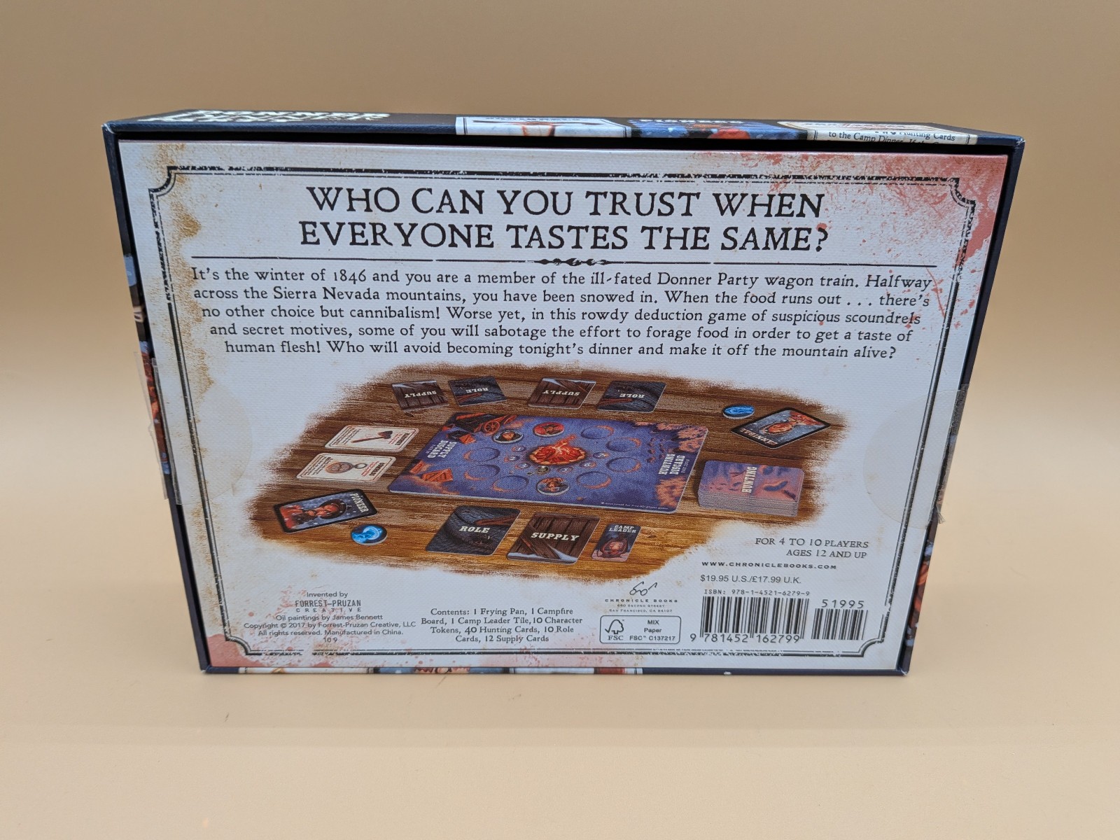 DONNER DINNER PARTY Game, Complete, Brand New, Age 12+, Forrest-Pruzan, 2017
