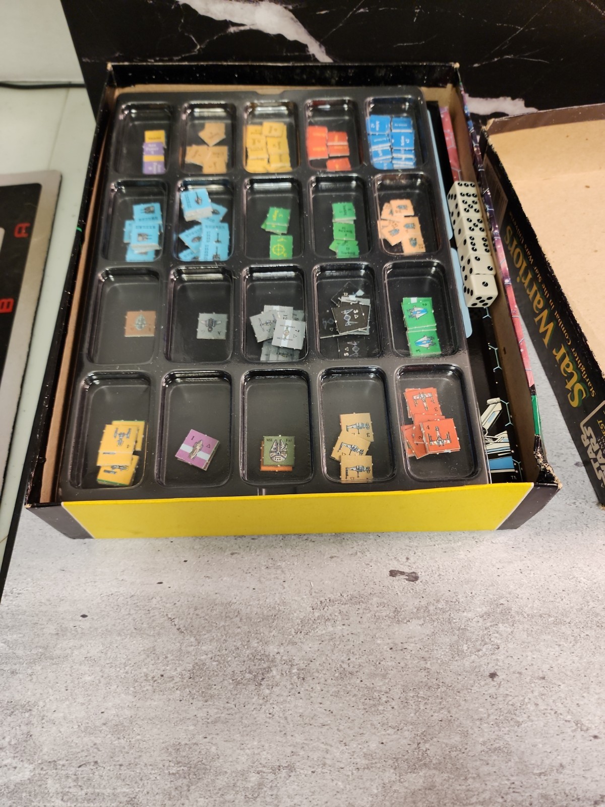 Vintage 1987 West End Games Star Wars Star Warriors Used Complete