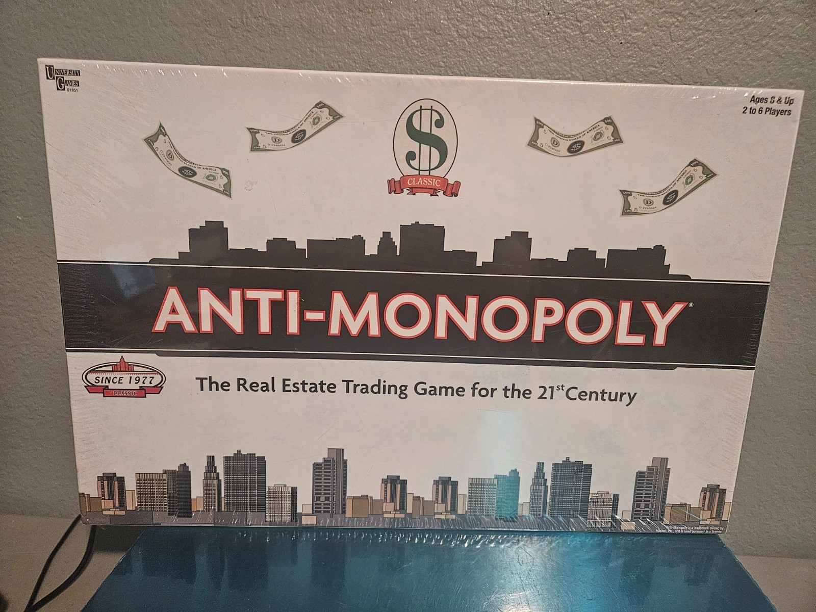 NEW Anti Monopoly Board Game Brand New and Sealed 2007 Realestate Trading Gam