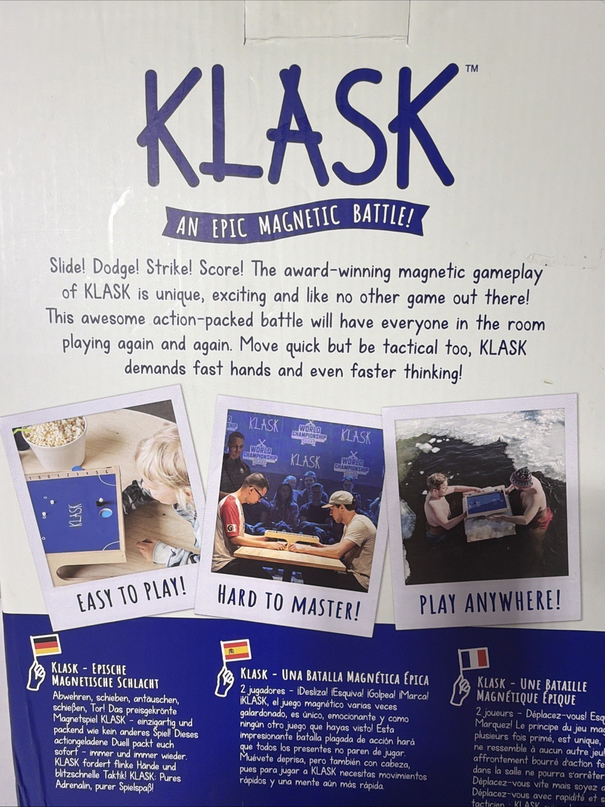 KLASK An Epic Magnetic Battle GAME NEW Open Box