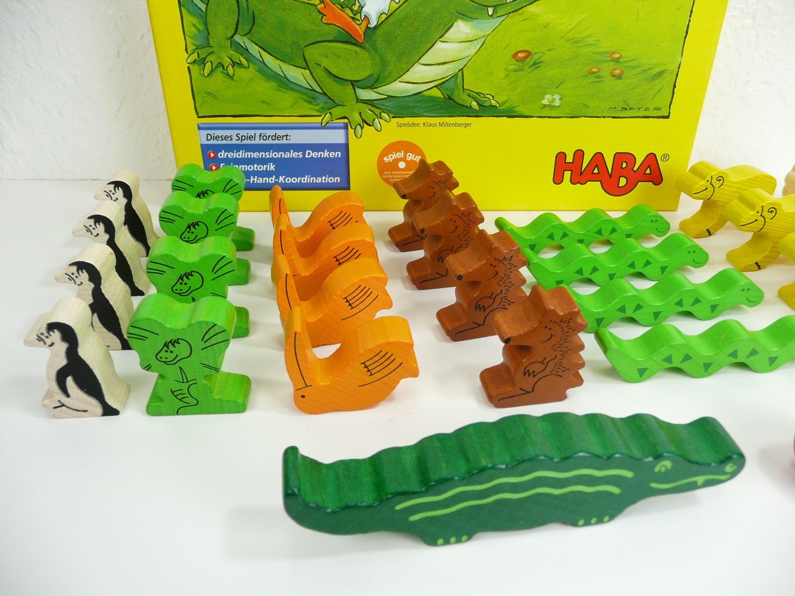 Tier auf Tier Animal Upon Animal Wood Balance Stacking Game Complete Toy Germany