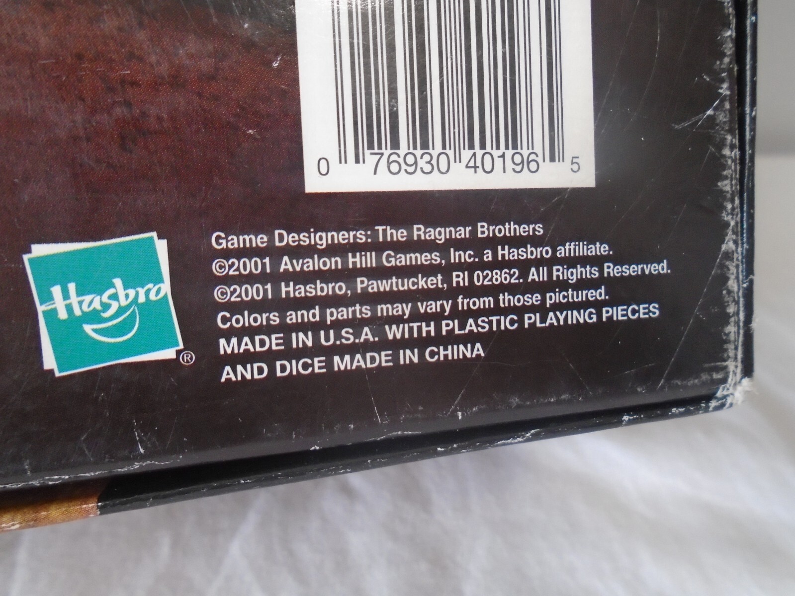 History of The World Board Game of Rising Empires & Falling Powers Avalon 2001